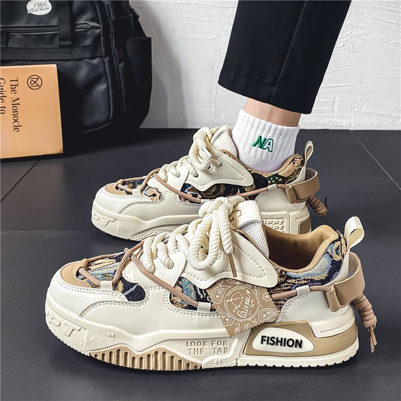 Adit Casual and Sports Shoes New Style  Sneakers Fashion brand men's shoes summer casual design sense niche original board shoes for middle school students all sports increase thick sole tide shoes