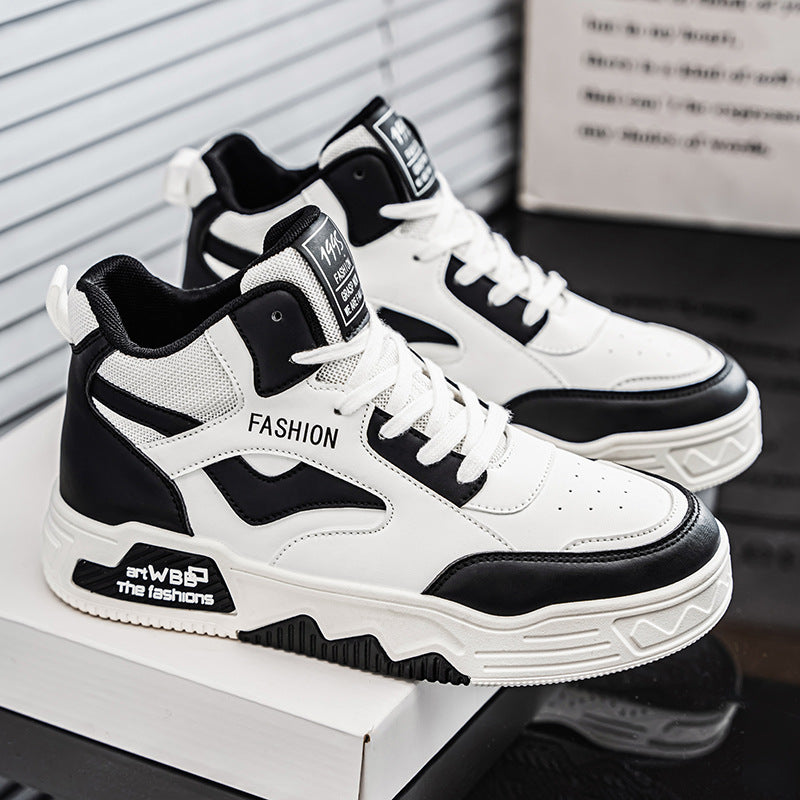 Adit Casual and Sports Shoes New Style  Sneakers Men's shoes new casual sports hundred with the trend of fashion non-slip wear-resistant comfortable mid-top niche board shoes