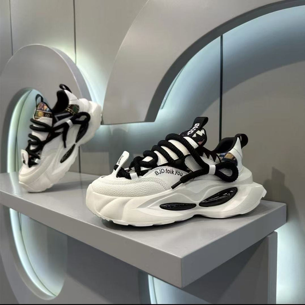 Adit Casual and Sports Shoes New Style Sneakers Tide national tide pops shoes fashion printing embroidery thick bottom heightening sports casual shoes